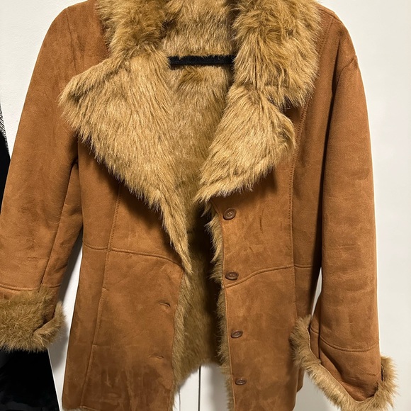 Vintage Faux Fur Coat - Picture 2 of 5